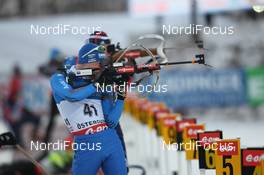 01.12.2012, Oestersund, Sweden (SWE): Lukas Hofer (ITA), Rossignol, Rottefella, OneWay - IBU world cup biathlon, sprint men, Oestersund (SWE). www.nordicfocus.com. © Manzoni/NordicFocus. Every downloaded picture is fee-liable.