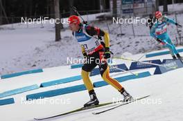 01.12.2012, Oestersund, Sweden (SWE): Arnd Peiffer (GER), Fischer, Salomon, OneWay, adidas - IBU world cup biathlon, sprint men, Oestersund (SWE). www.nordicfocus.com. © Manzoni/NordicFocus. Every downloaded picture is fee-liable.