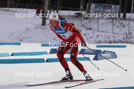 01.12.2012, Oestersund, Sweden (SWE): Lars Berger (NOR), Madshus, Salomon, Swix, Odlo - IBU world cup biathlon, sprint men, Oestersund (SWE). www.nordicfocus.com. © Manzoni/NordicFocus. Every downloaded picture is fee-liable.