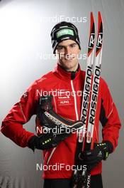 27.11.2012, Oestersund, Sweden (SWE): Mario Dolder (SUI), Rossignol, Rottefella, Leki, ODLO - IBU world cup biathlon, supplier photoshooting, Oestersund (SWE). www.nordicfocus.com. © Manzoni/NordicFocus. Every downloaded picture is fee-liable.
