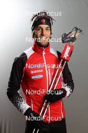 26.11.2012, Oestersund, Sweden (SWE): Scott Perras (CAN), Salomon, Swix - IBU world cup biathlon, supplier photoshooting, Oestersund (SWE). www.nordicfocus.com. © Manzoni/NordicFocus. Every downloaded picture is fee-liable.