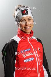 26.11.2012, Oestersund, Sweden (SWE): Megan Imrie (CAN), Salomon, Leki - IBU world cup biathlon, supplier photoshooting, Oestersund (SWE). www.nordicfocus.com. © Manzoni/NordicFocus. Every downloaded picture is fee-liable.
