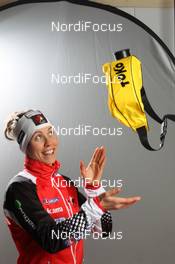 26.11.2012, Oestersund, Sweden (SWE): Megan Imrie (CAN), Salomon, Leki - IBU world cup biathlon, supplier photoshooting, Oestersund (SWE). www.nordicfocus.com. © Manzoni/NordicFocus. Every downloaded picture is fee-liable.