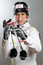 27.11.2012, Oestersund, Sweden (SWE): Anais Bescond (FRA), Madshus, Rottefella, Swix, OneWay - IBU world cup biathlon, supplier photoshooting, Oestersund (SWE). www.nordicfocus.com. © Manzoni/NordicFocus. Every downloaded picture is fee-liable.