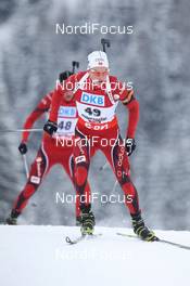 08.12.2012, Hochfilzen, Austria (AUT): Henrik l'Abee-Lund (NOR), Fischer, Rottefella, Swix, ODLO - IBU world cup biathlon, pursuit men, Hochfilzen (AUT). www.nordicfocus.com. © Manzoni/NordicFocus. Every downloaded picture is fee-liable.