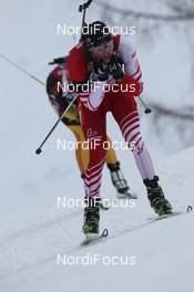 08.12.2012, Hochfilzen, Austria (AUT): Simon Eder (AUT), Fischer, Rottefella, Swix - IBU world cup biathlon, pursuit men, Hochfilzen (AUT). www.nordicfocus.com. © Manzoni/NordicFocus. Every downloaded picture is fee-liable.