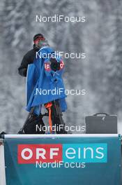 08.12.2012, Hochfilzen, Austria (AUT): Track Feature: ORF Camera Tower - IBU world cup biathlon, pursuit men, Hochfilzen (AUT). www.nordicfocus.com. © Manzoni/NordicFocus. Every downloaded picture is fee-liable.