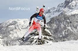 07.12.2012, Hochfilzen, Austria (AUT): Evgeniy Garanichev (RUS), Madshus, Rottefella, Swix, adidas - IBU world cup biathlon, sprint men, Hochfilzen (AUT). www.nordicfocus.com. © Manzoni/NordicFocus. Every downloaded picture is fee-liable.