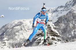 07.12.2012, Hochfilzen, Austria (AUT): Pietro Dutto (ITA), Rossignol - IBU world cup biathlon, sprint men, Hochfilzen (AUT). www.nordicfocus.com. © Manzoni/NordicFocus. Every downloaded picture is fee-liable.