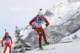 07.12.2012, Hochfilzen, Austria (AUT): Henrik l'Abee-Lund (NOR), Fischer, Rottefella, Swix, ODLO - IBU world cup biathlon, sprint men, Hochfilzen (AUT). www.nordicfocus.com. © Manzoni/NordicFocus. Every downloaded picture is fee-liable.