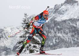 07.12.2012, Hochfilzen, Austria (AUT): Tomaas Krupcik (CZE) - IBU world cup biathlon, sprint men, Hochfilzen (AUT). www.nordicfocus.com. © Manzoni/NordicFocus. Every downloaded picture is fee-liable.