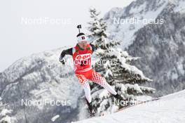 07.12.2012, Hochfilzen, Austria (AUT): Jean Philippe Leguellec (CAN), Rossignol, Rottefella, Swix - IBU world cup biathlon, sprint men, Hochfilzen (AUT). www.nordicfocus.com. © Manzoni/NordicFocus. Every downloaded picture is fee-liable.