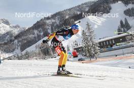 07.12.2012, Hochfilzen, Austria (AUT): Eric Lesser (GER), Salomon, Swix, adidas - IBU world cup biathlon, sprint men, Hochfilzen (AUT). www.nordicfocus.com. © Manzoni/NordicFocus. Every downloaded picture is fee-liable.