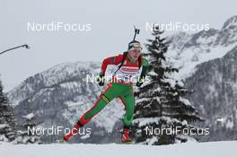 07.12.2012, Hochfilzen, Austria (AUT): Nastassia Dubarezava (BLR), Fischer, Rottefella, OneWay d- IBU world cup biathlon, sprint women, Hochfilzen (AUT). www.nordicfocus.com. © Manzoni/NordicFocus. Every downloaded picture is fee-liable.