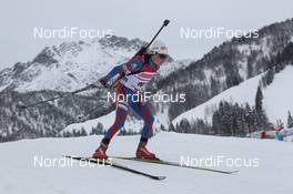 07.12.2012, Hochfilzen, Austria (AUT): Maija Holopainen (FIN) - IBU world cup biathlon, sprint women, Hochfilzen (AUT). www.nordicfocus.com. © Manzoni/NordicFocus. Every downloaded picture is fee-liable.