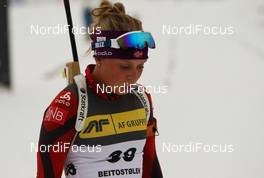 17.11.2012, Beitostoelen, Norway (NOR): Elise Ringen, (NOR), Fischer, Rottefella, Odlo  - Beitosprinten Biathlon, sprint women, Beitostoelen (NOR). www.nordicfocus.com. © Laiho/NordicFocus. Every downloaded picture is fee-liable.