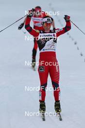 01.01.2012, Oberstdorf, Germany (GER): todays winner Marit Bjoergen (NOR), Fischer, Rottefella, Swix  - FIS world cup cross-country, tour de ski, skiathlon women, Oberstdorf (GER). www.nordicfocus.com. © Hemmersbach/NordicFocus. Every downloaded picture is fee-liable.