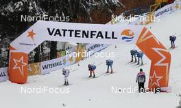 04.01.2012, Cortina-Toblach, Italy (ITA): feature: the Vattenfall arc - FIS world cup cross-country, tour de ski, individual sprint, Cortina-Toblach (ITA). www.nordicfocus.com. © Hemmersbach/NordicFocus. Every downloaded picture is fee-liable.