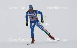 04.01.2012, Cortina-Toblach, Italy (ITA): Frederico Pellegrino (ITA), Rossignol, Alpina, Rottefella, One Way  - FIS world cup cross-country, tour de ski, individual sprint, Cortina-Toblach (ITA). www.nordicfocus.com. © Hemmersbach/NordicFocus. Every downloaded picture is fee-liable.