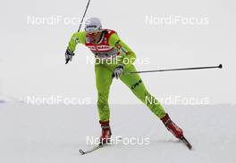 04.01.2012, Cortina-Toblach, Italy (ITA): Vesna Fabjan (SLO), Fischer, Rottefella, Alpina, Swix   - FIS world cup cross-country, tour de ski, individual sprint, Cortina-Toblach (ITA). www.nordicfocus.com. © Hemmersbach/NordicFocus. Every downloaded picture is fee-liable.