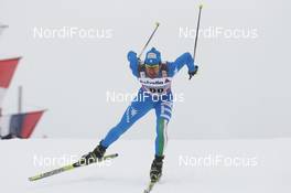 04.01.2012, Cortina-Toblach, Italy (ITA): David Hofer (ITA), Fischer, Rottefella  - FIS world cup cross-country, tour de ski, individual sprint, Cortina-Toblach (ITA). www.nordicfocus.com. © Hemmersbach/NordicFocus. Every downloaded picture is fee-liable.