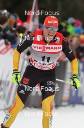 08.01.2012, Val di Fiemme, Italy (ITA): Tobias Angerer (GER), Rossignol, Rottefella, One Way, adidas  - FIS world cup cross-country, tour de ski, final climb men, Val di Fiemme (ITA). www.nordicfocus.com. © Hemmersbach/NordicFocus. Every downloaded picture is fee-liable.