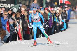 14.01.2012, Milano, Italy (ITA): Gaia Vuerich (ITA), Fischer, Rottefella, Swix, Alpina  - FIS world cup cross-country, individual sprint, Milano (ITA). www.nordicfocus.com. © Hemmersbach/NordicFocus. Every downloaded picture is fee-liable.
