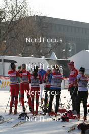 13.01.2012, Milano, Italy (ITA): meeting of the female Norwegian sprint team - FIS world cup cross-country, training, Milano (ITA). www.nordicfocus.com. © Hemmersbach/NordicFocus. Every downloaded picture is fee-liable.