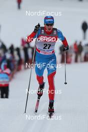 22.01.2012, Otepaeae, Estland (EST): Stanislav Volzhentsev (RUS), Madshus, Rottefella, Swix, Adidas  - FIS world cup cross-country, 15km men, Otepaeae (EST). www.nordicfocus.com. © Hemmersbach/NordicFocus. Every downloaded picture is fee-liable.
