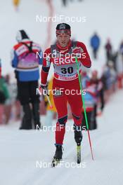22.01.2012, Otepaeae, Estland (EST): Martin Johnsrud Sundby (NOR), Fischer, Rottefella, Swix, KV+  - FIS world cup cross-country, 15km men, Otepaeae (EST). www.nordicfocus.com. © Hemmersbach/NordicFocus. Every downloaded picture is fee-liable.