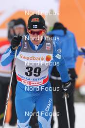 21.01.2012, Otepaeae, Estland (EST): Sami Jauhojaervi (FIN), Fischer, Rottefella, Swix  - FIS world cup cross-country, individual sprint, Otepaeae (EST). www.nordicfocus.com. © Hemmersbach/NordicFocus. Every downloaded picture is fee-liable.