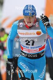 21.01.2012, Otepaeae, Estland (EST): Gleb Retivykh (RUS), Fischer, Rottefella, Adidas, Swix  - FIS world cup cross-country, individual sprint, Otepaeae (EST). www.nordicfocus.com. © Hemmersbach/NordicFocus. Every downloaded picture is fee-liable.