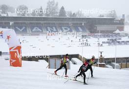 20.01.2012, Otepaeae, Estland (EST): Tehvandi Stadium during training time - FIS world cup cross-country, training, Otepaeae (EST). www.nordicfocus.com. © Hemmersbach/NordicFocus. Every downloaded picture is fee-liable.
