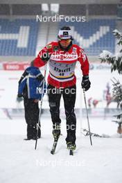 20.01.2012, Otepaeae, Estland (EST): Marit Bjoergen (NOR), Fischer, Rottefella, Swix during training session - FIS world cup cross-country, training, Otepaeae (EST). www.nordicfocus.com. © Hemmersbach/NordicFocus. Every downloaded picture is fee-liable.