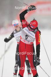 02.02.2012, Moscow, Russia (RUS): todays winner Justyna Kowalczyk (POL), Fischer, Rottefella, Swix  - FIS world cup cross-country, individual sprint, Moscow (RUS). www.nordicfocus.com. © Hemmersbach/NordicFocus. Every downloaded picture is fee-liable.