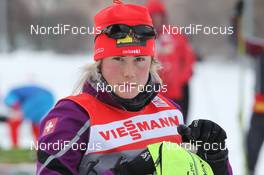 01.02.2012, Moscow, Russia (RUS): Laurien van der Graaf (SUI), Odlo, One Way, Rossignol, Rottefella  - FIS world cup cross-country, training, Moscow (RUS). www.nordicfocus.com. © Hemmersbach/NordicFocus. Every downloaded picture is fee-liable.