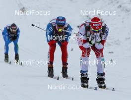 05.02.2012, Rybinsk, Russia (RUS): in front Ivan Babikov (CAN), Salomon, One Way  - FIS world cup cross-country, skiathlon men, Rybinsk (RUS). www.nordicfocus.com. © Hemmersbach/NordicFocus. Every downloaded picture is fee-liable.