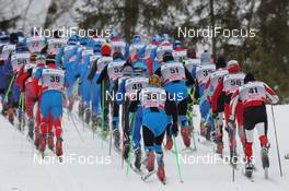 05.02.2012, Rybinsk, Russia (RUS): the racing field in the uphill - FIS world cup cross-country, skiathlon men, Rybinsk (RUS). www.nordicfocus.com. © Hemmersbach/NordicFocus. Every downloaded picture is fee-liable.