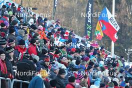 12.02.2012, Nove Mesto, Czech Republic (CZE): spectators - FIS world cup cross-country, 4x10km men, Nove Mesto (CZE). www.nordicfocus.com. © Hemmersbach/NordicFocus. Every downloaded picture is fee-liable.