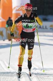 12.02.2012, Nove Mesto, Czech Republic (CZE): Katrin Zeller (GER), Rossignol, Rottefella, One Way, adidas  - FIS world cup cross-country, 4x5km women, Nove Mesto (CZE). www.nordicfocus.com. © Hemmersbach/NordicFocus. Every downloaded picture is fee-liable.