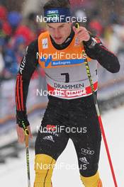 07.03.2012, Drammen, Norway (NOR): Josef Wenzl (GER), Fischer, Rottefella, Leki, Adidas  - FIS world cup cross-country, individual sprint, Drammen (NOR). www.nordicfocus.com. © Hemmersbach/NordicFocus. Every downloaded picture is fee-liable.