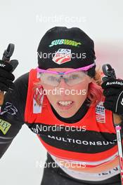 07.03.2012, Drammen, Norway (NOR): Kikkan Randall (USA), Fischer, Salomon, Swix  - FIS world cup cross-country, individual sprint, Drammen (NOR). www.nordicfocus.com. © Hemmersbach/NordicFocus. Every downloaded picture is fee-liable.