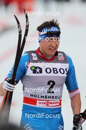 10.03.2012, Oslo, Norway (NOR): Alexander Legkov (RUS), Rossignol, Rottefella, Swix, adidas  - FIS world cup cross-country, mass men, Oslo (NOR). www.nordicfocus.com. © Hemmersbach/NordicFocus. Every downloaded picture is fee-liable.