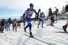 10.03.2012, Oslo, Norway (NOR):  Jiri Magal (CZE), Fischer, One Way, Salomon - FIS world cup cross-country, mass men, Oslo (NOR). www.nordicfocus.com. Â© Laiho/NordicFocus. Every downloaded picture is fee-liable.