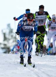10.03.2012, Oslo, Norway (NOR):  Sami Jauhojaervi (FIN), Fischer, Swix, Rottefella, Craft, Yoko - FIS world cup cross-country, mass men, Oslo (NOR). www.nordicfocus.com. Â© Laiho/NordicFocus. Every downloaded picture is fee-liable.