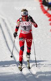 11.03.2012, Oslo, Norway (NOR): Therese Johaug (NOR), Fischer, Salomon, Swix  - FIS world cup cross-country, mass women, Oslo (NOR). www.nordicfocus.com. © Hemmersbach/NordicFocus. Every downloaded picture is fee-liable.