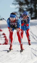 11.03.2012, Oslo, Norway (NOR): Evgenia Shapovalova (RUS), Fischer, Rottefella, Alpina, Adidas, Swix  - FIS world cup cross-country, mass women, Oslo (NOR). www.nordicfocus.com. © Hemmersbach/NordicFocus. Every downloaded picture is fee-liable.