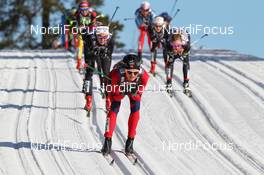11.03.2012, Oslo, Norway (NOR): in front Marthe Kristoffersen (NOR), Atomic, Salomon, Swix  - FIS world cup cross-country, mass women, Oslo (NOR). www.nordicfocus.com. © Hemmersbach/NordicFocus. Every downloaded picture is fee-liable.