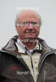 17.03.2012, Falun, Sweden (SWE): Carl XVI. Gustaf (SWE), King of Sweden - FIS world cup cross-country, mass men, Falun (SWE). www.nordicfocus.com. © Hemmersbach/NordicFocus. Every downloaded picture is fee-liable.