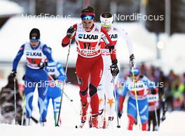 25.11.2012, Gaellivare, Sweden (SWE): Heidi Weng (NOR) - FIS world cup cross-country, 4x5km women, Gaellivare (SWE). www.nordicfocus.com. © Felgenhauer/NordicFocus. Every downloaded picture is fee-liable.
